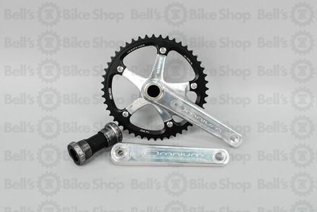 New 2012 SRAM Truvativ Omnium 165mm 48T Crankset Polished Silver GXP