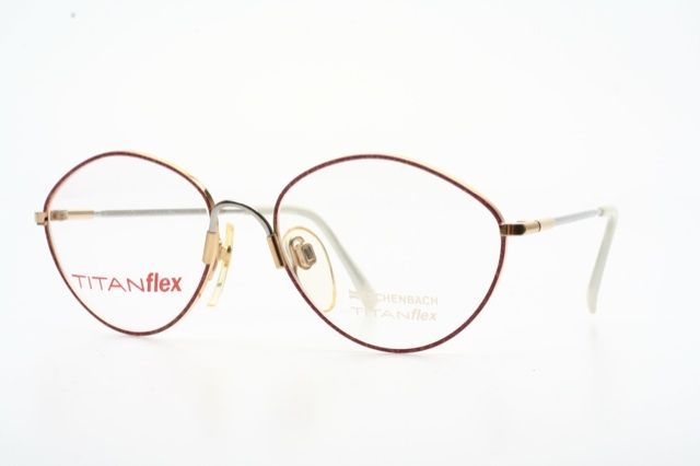 Eschenbach Titan Flex Light Red Eyeglasses Germany K30K