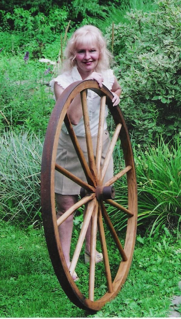Huge 48 Wagon Wheel for Chandelier Decor