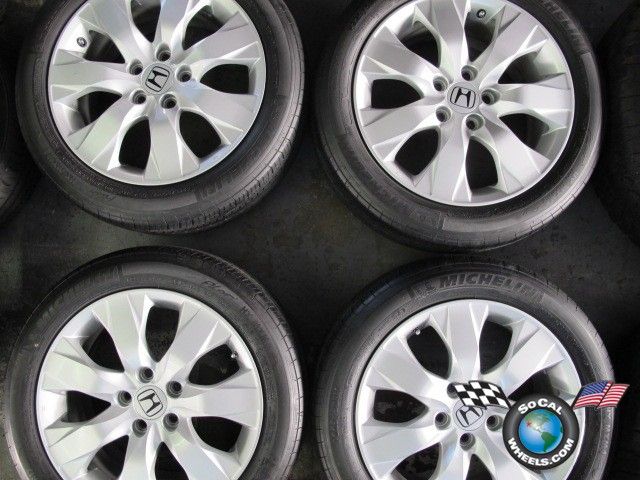 Honda Accord Factory 17 Wheels Tires OEM Rims 63934 225/50/17 Michelin