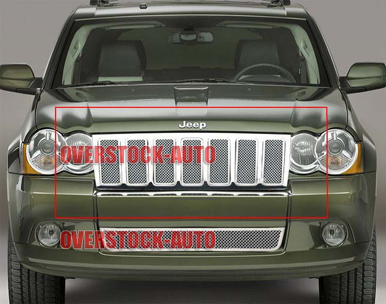 Stainless Mesh Grille 2009 2010 Jeep Grand Cherokee