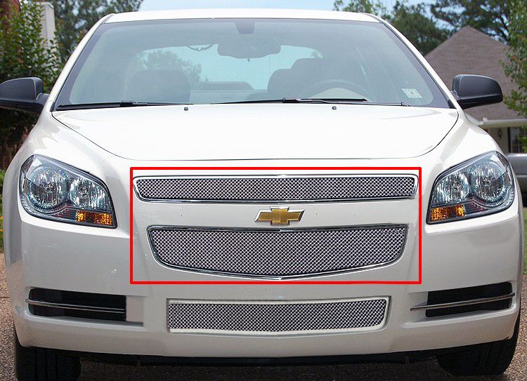 08 12 2011 2012 Chevy Malibu Stainless Mesh Grille Grill Insert