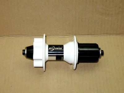 DT Swiss 340 MTB Rear Disc Hub, White, 6 Bolt, 24 Spoke, 9 Speed, NEW