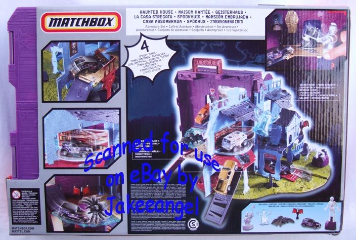 Matchbox Popup Adventure Set 360 Haunted House New Car Spooky Sounds