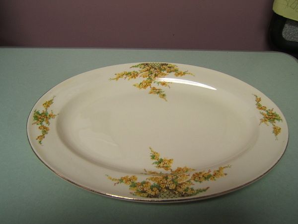 Edwin Knowles Hostess China KNO395 Oval Platter