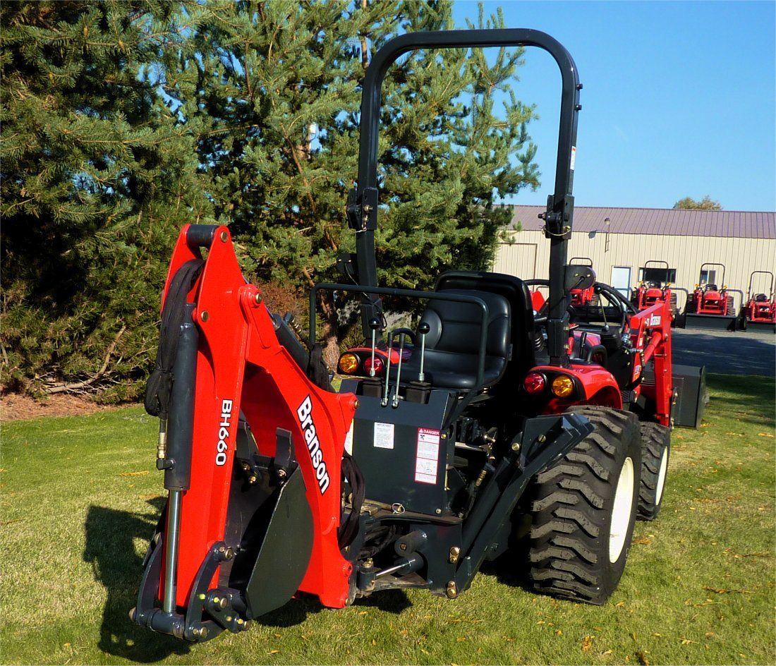 New Branson 28HP TURBOCHARGED Diesel Tractor 4WD Hydro Loader Backhoe