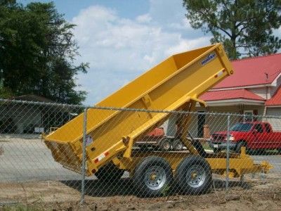 6X12 dump trailer power lift EQUIPMENT ramps SCISSOR LIFT 12000# gvwr