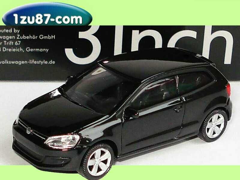 57  3 Inch   VW Polo V 2009 2türig deepblack schwarz