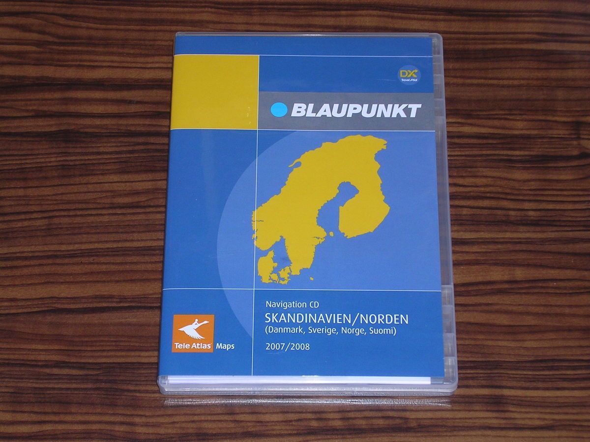 ATLAS Blaupunkt   Skandinavien 2007/2008 DX Navigation Travel Pilot DX