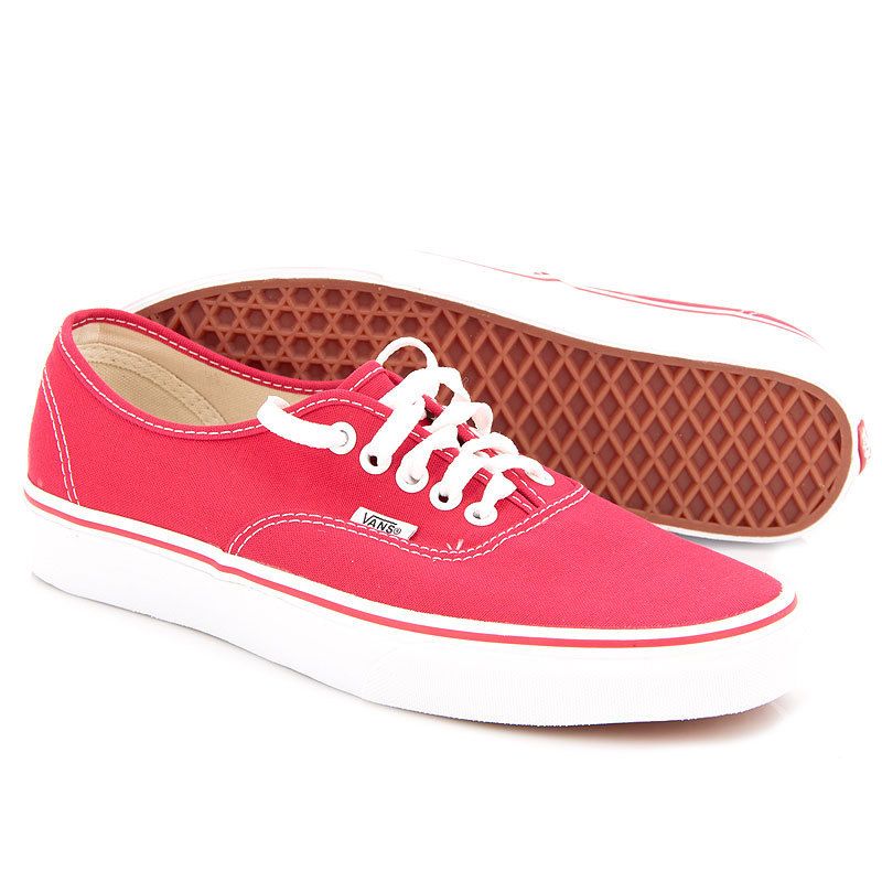 Vans Authentic Red EE3RED Turnschuhe Red Neuheit 2012