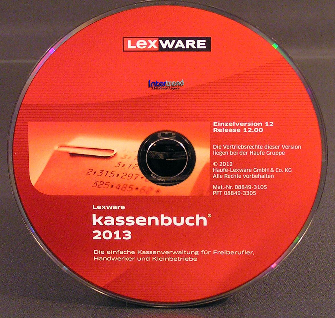 Lexware Kassenbuch 2013 Vollversion Box (12.0) + Handbuch OVP Rg. NEU