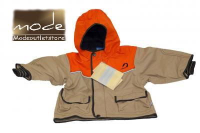 FINKID Teltta Kinder Jacke Sand Orange 122 128 120 130 Regenjacke