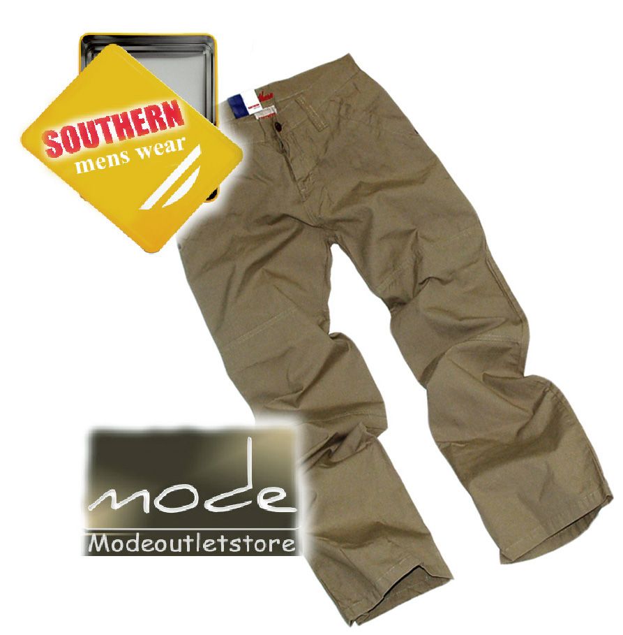 SOUTHERN Herren CARGO Freizeit HOSE Sand BEIGE Gr 33 32 Cargohose