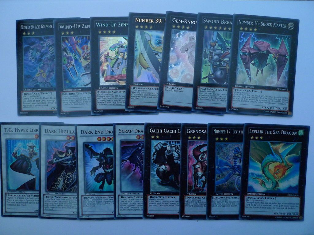 15 Card Extra Deck Set * Zenmaines, Leviair, Shock Master + More * Yu