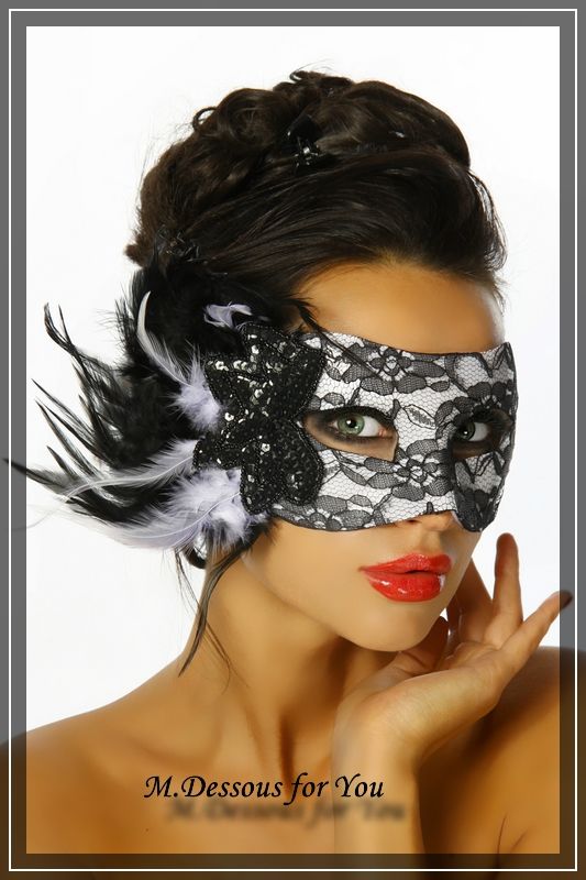 Fashing/KOSTÜM/GoGo/MASKENBALL Venezianische Augen MASKE schwarz