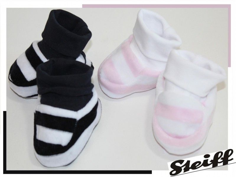 0002860 STEIFF NICKY BABYSCHUHE KRABBELSCHUHE SCHÜHCHEN TEDDY BÄR