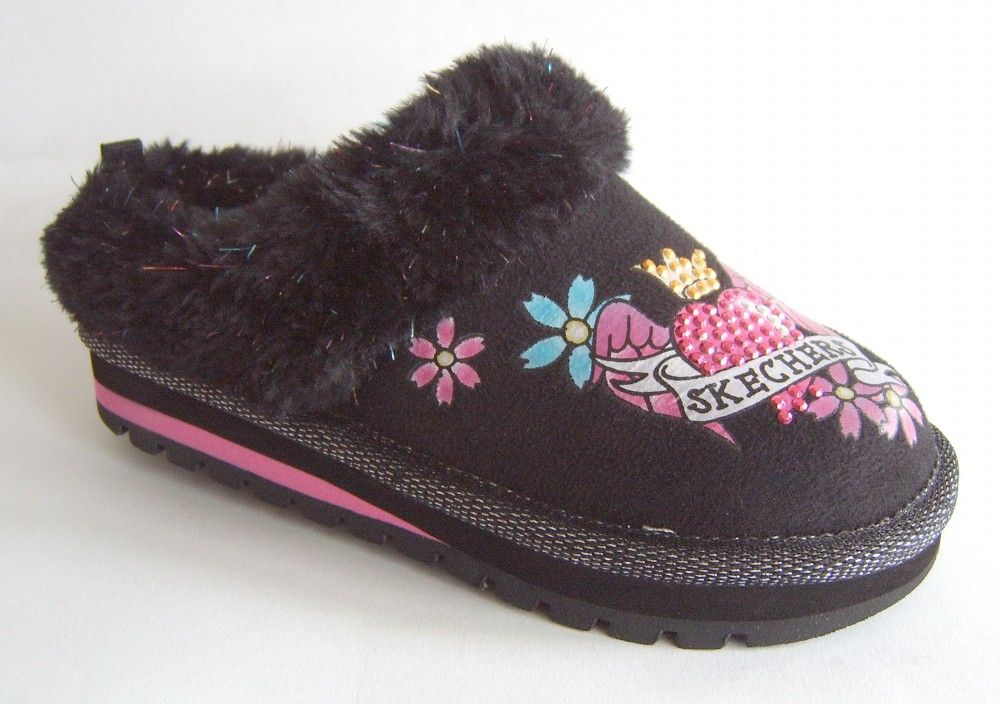 SKECHERS Kinderschuhe   Pantolette KEEPSAKES SNOW BLOOMS 88669   black