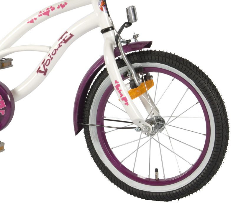 16 Zoll süßes Heartbeat Cruiser Mädchen Kinder Fahrrad Herzchen