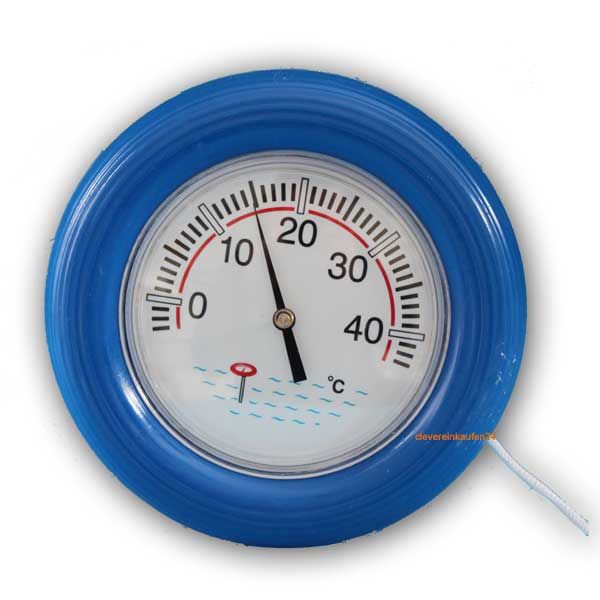 Schwimmring Thermometer Poolthermometer 18 cm