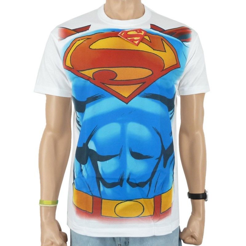 Superman   The Suit T Shirt, weiss