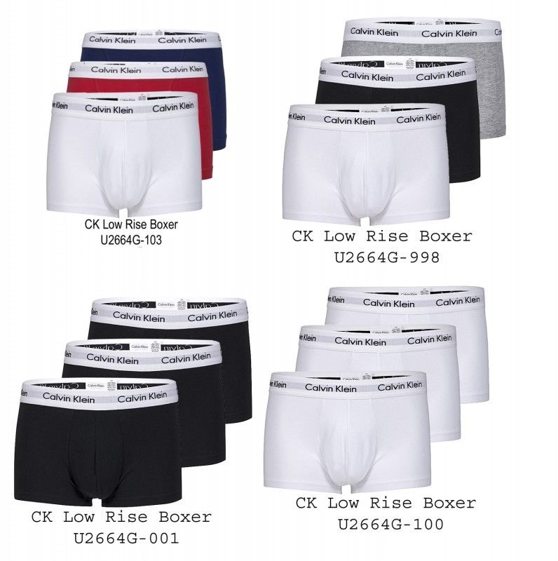 Calvin Klein Low Rise Trunks 3er PackS M L XL Boxer Boxershort