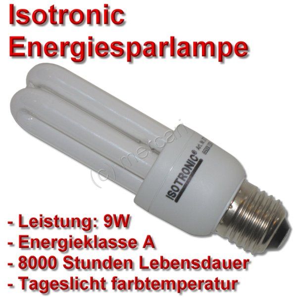 Energiesparlampe Sparlampe Lampe 9W E27 6500K Daylight