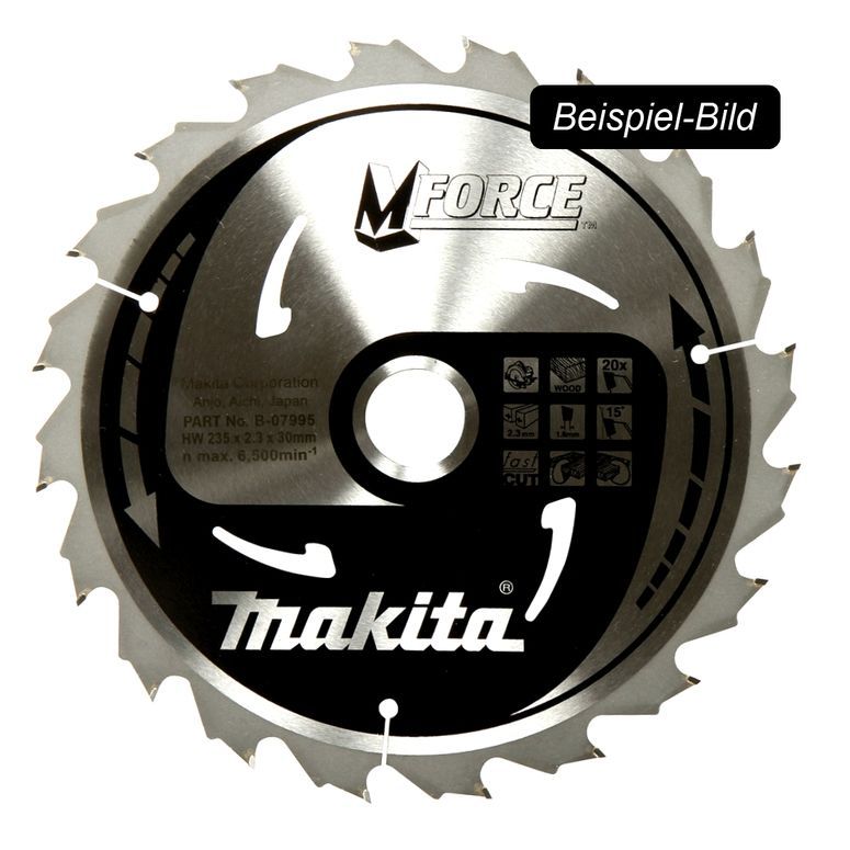 Makita MForce B 32041 TCT Sägeblatt 190x30mm 24 Zähne CSMX19024G