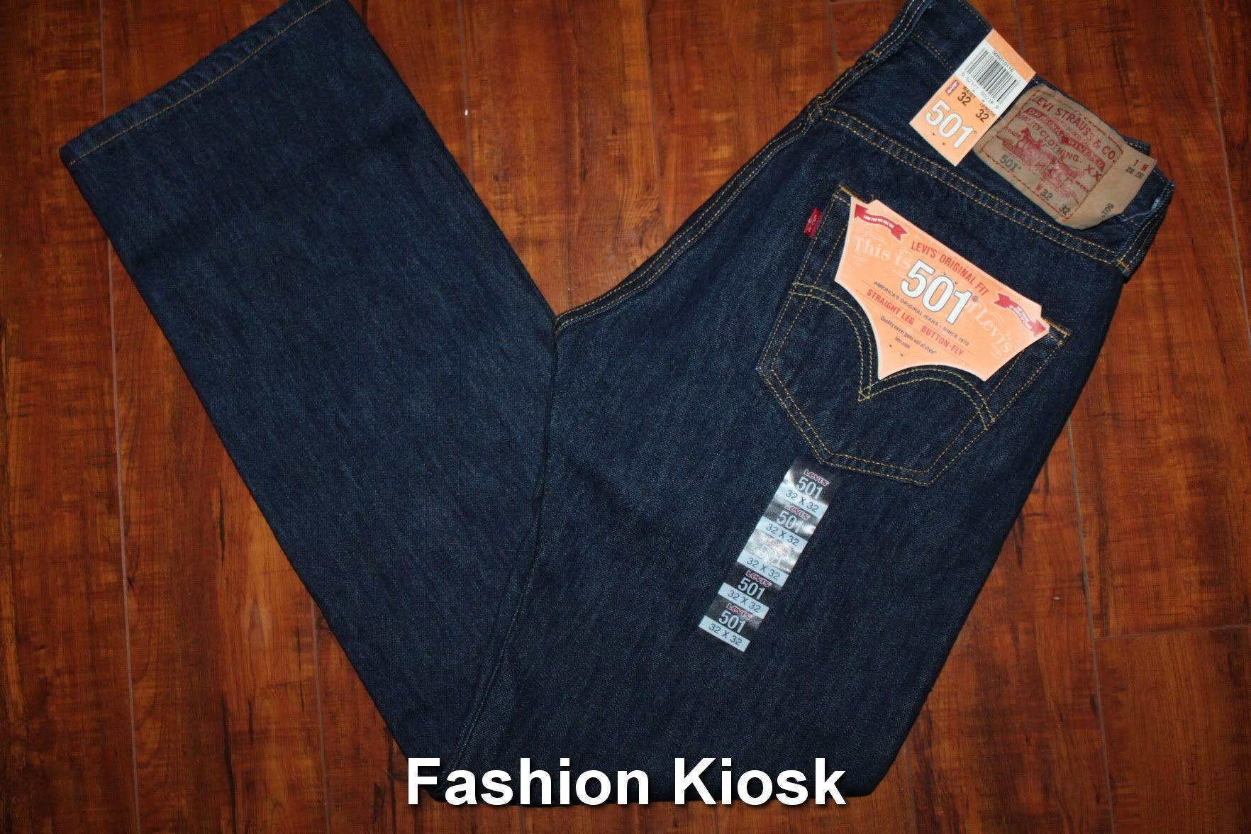 LEVIS 501 Original Straight Indigo 30 32 33 34 36 38 40