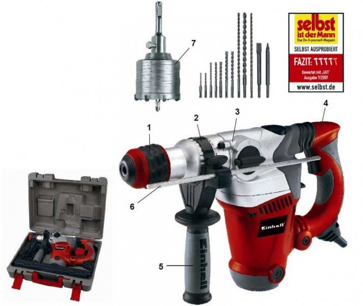 Einhell RT RH 32 Kit Bohrhammer Set 4006825576269