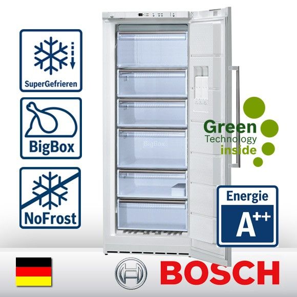 BOSCH Comfort Stand Gefrierschrank Eisschrank GSN36A33 NoFrost weiss