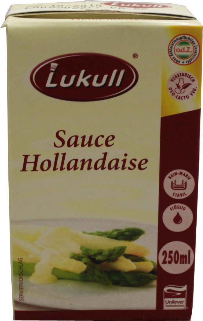 84EUR/100ml) Lukull Sauce Hollandaise 250ml