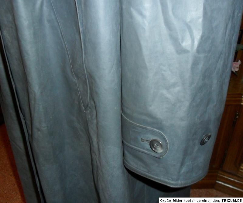 ALTER KLEPPER GUMMI REGENMANTEL RUBBER RAINCOAT LATEX