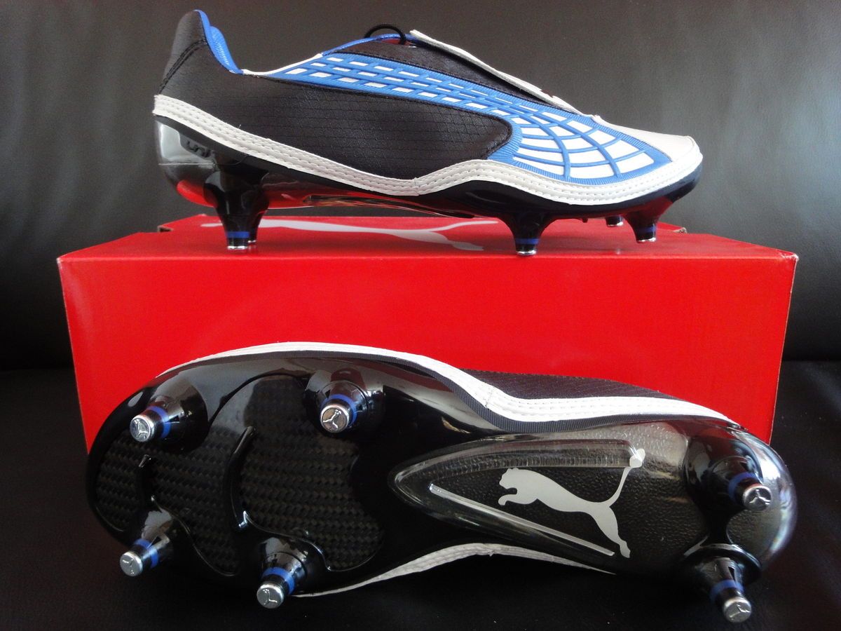 Puma Fußballschuhe V1.10 SG/Stollen/weiß/blau/Größe 43