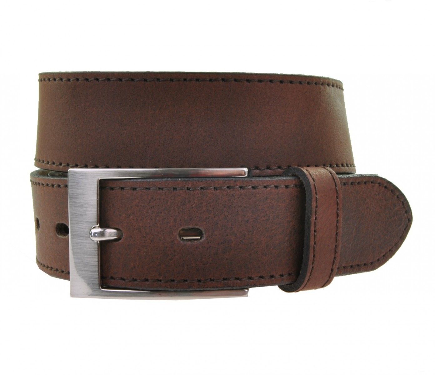 Neu LLOYD Leder Gürtel 125 cm Herrengürtel Ledergürtel Belt Braun