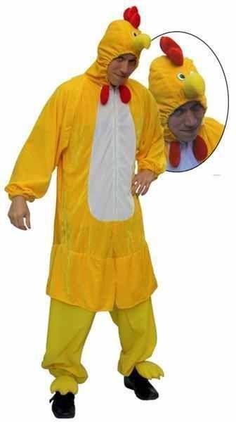 Hahn Huhn Karneval Kostüm Erwachsene Gr.M/XL