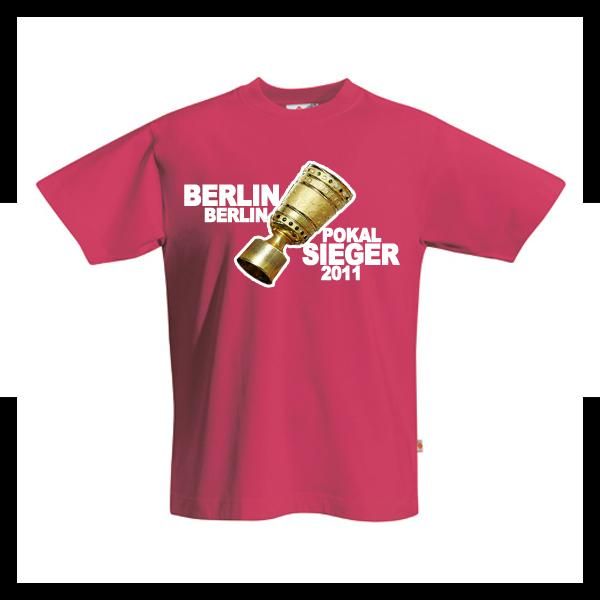 SHIRT BERLIN POKALSIEGER 2011 SCHALKE PINK