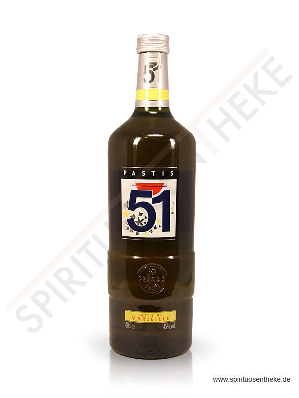 Pastis 51   1,0L Flasche  Aperitif