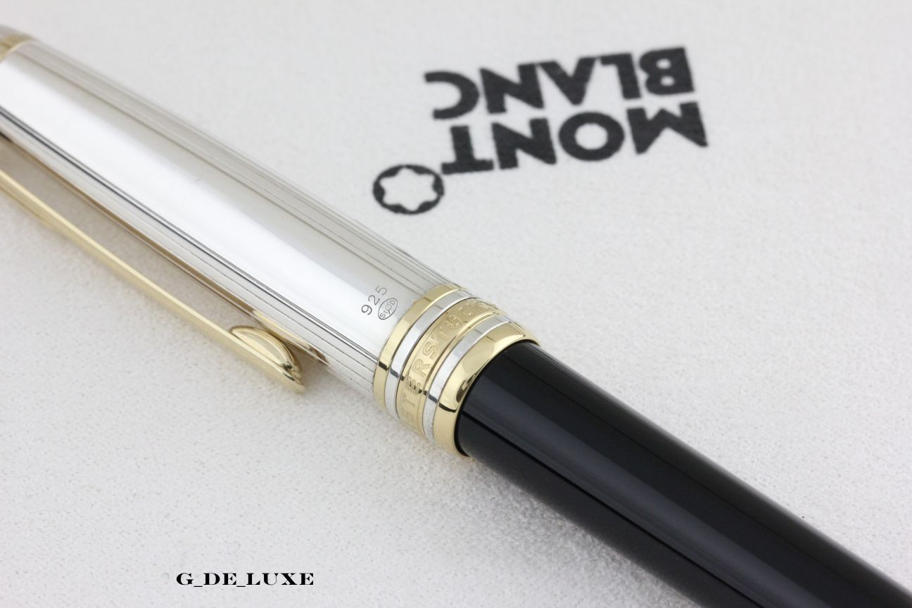 Montblanc Solitaire 164 Doue 925 Silber Kugelschreiber mit Faden