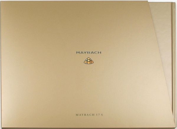Maybach 57 S brochure Luxus Buch Prospekt in Schuber