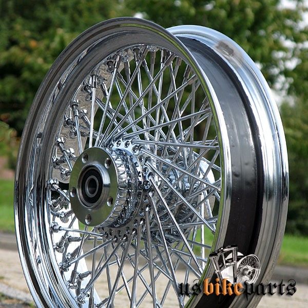 5x16 Felge 80 Speichen hinten 2x Flansch 3/4 Harley Davidson