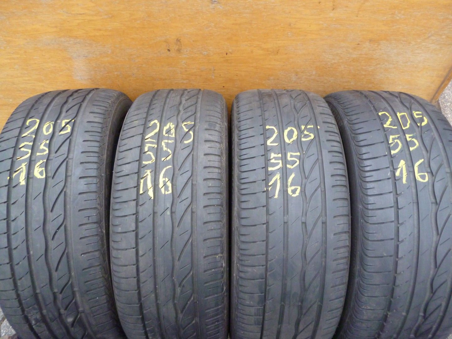 144) 4xSR 205/55 R 16 91V Bridgestone Turanza ER 300