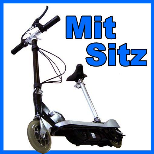 MINI ELEKTRO ROLLER KICKBOARD CITY E SCOOTER BIKE SITZ