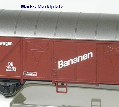 H0 Kühlwagen Bananen Tnoms 59 DB Märklin 4637 neuw. VP