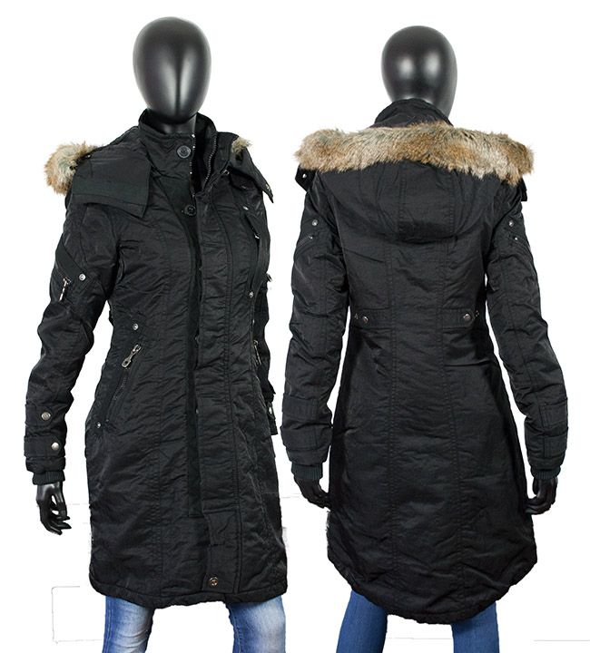 Damen Winter Mantel SW61a Wintermantel Winterjacke Parka Jacke SW 61 a