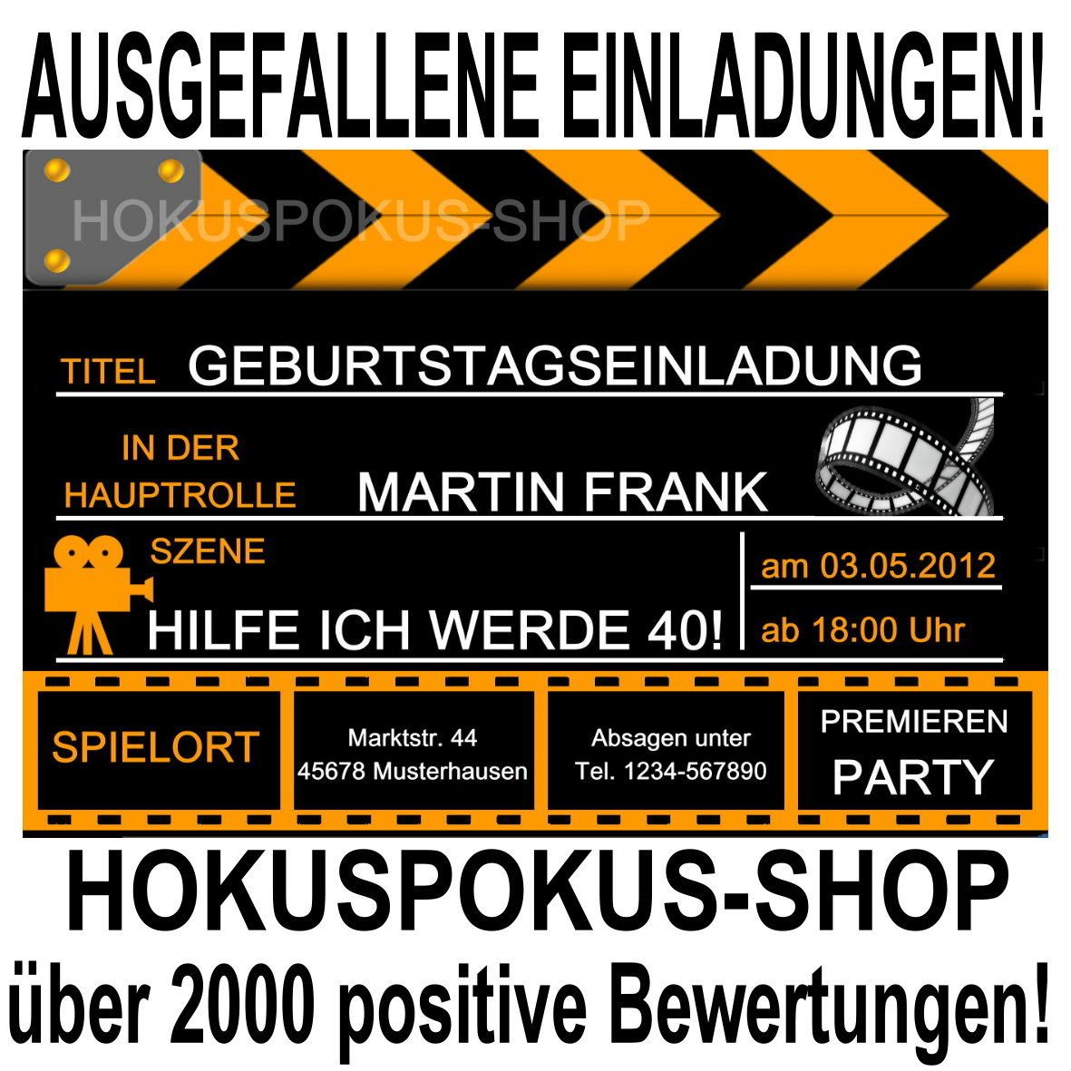 20 Einladungskarten 18 30 40 50 60 Geburtstag Einladungen