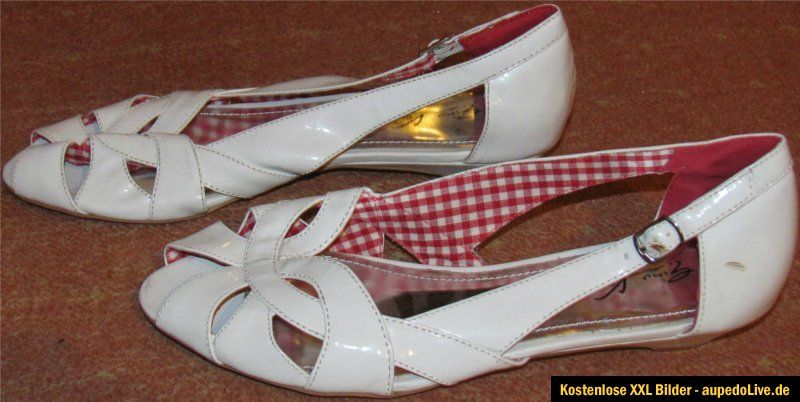 BALLERINAS / PUMPS SCHUHPAKET, GR. 41, NEU & GETRAGEN