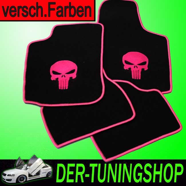 NF Logo Punisher Fussmatten passend für Ford S Max Bj 06  5tlg