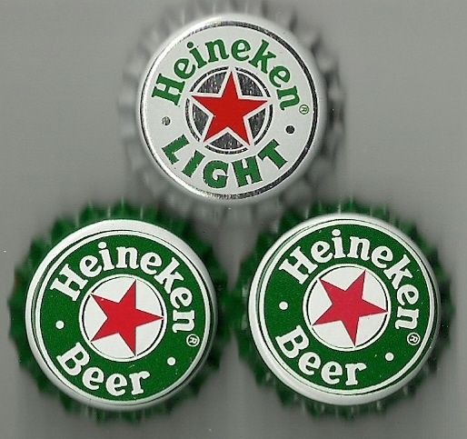 HEINEKEN Bier Kronkorken NIEDERLANDE neu / beer bottle crown caps