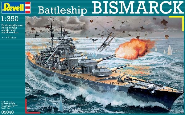 Revell   Bismarck   Modellgröße 71,2 cm, 05040