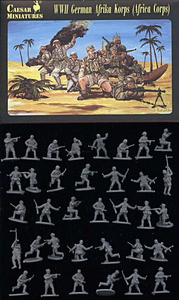 72 Figuren Caesar 070 WKII Deutsches Afrika Korps